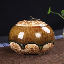 Load image into Gallery viewer, 4 color Pet Cremation Ceramics Memorial Urn Jar for Dog  Cat Bird Mouse Ashes Keepsake Storage Box