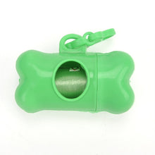 Load image into Gallery viewer, Pet Waste Bag Dispenser For Dog Poop Bags Bone Shape Plastic Pet Small Dog Outdoor Waste Poop Bag Dispenser Holder with 1 Bag 4