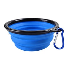Load image into Gallery viewer, Pet Silica Gel Bowl Dog Cat Collapsible Silicone Dow Bowl Candy Color Outdoor Travel Portable Puppy Food Container Feeder Dish
