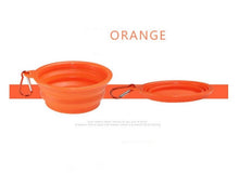 Load image into Gallery viewer, Pet Silica Gel Bowl Dog Cat Collapsible Silicone Dow Bowl Candy Color Outdoor Travel Portable Puppy Food Container Feeder Dish